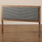 Baxton Studio Iden ModernDark Grey Fabric Upholstered and Walnut Brown Finished Wood Headboard-King 192-11545-ZORO - alternate 5
